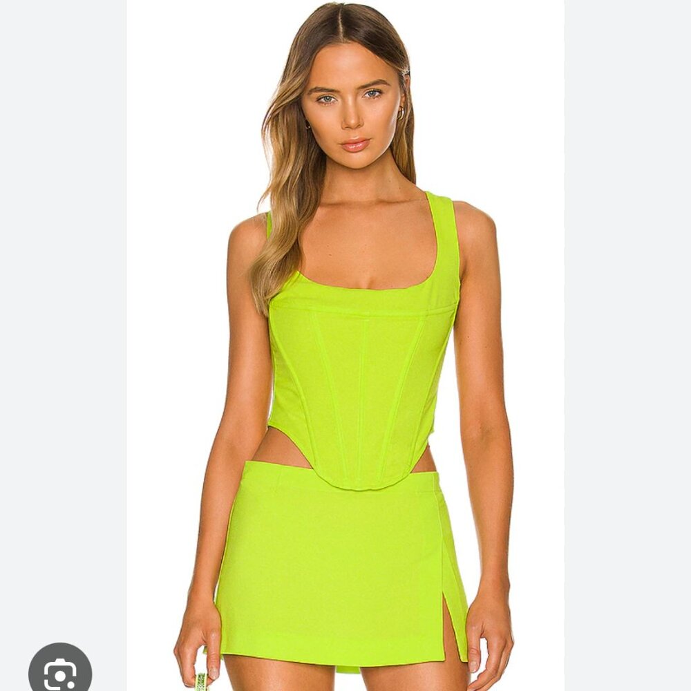 Miaou Campbell Corset and Micro Skirt Set